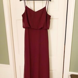 Bill Levkoff bridesmaid dress (wine color)